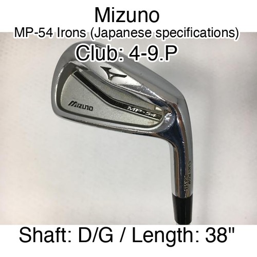 Mizuno irons japanese - mizuno, mp-54